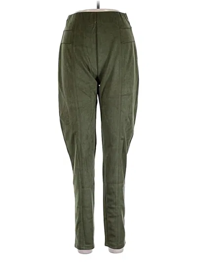Pre-owned Three Dots Casual Pants In Green