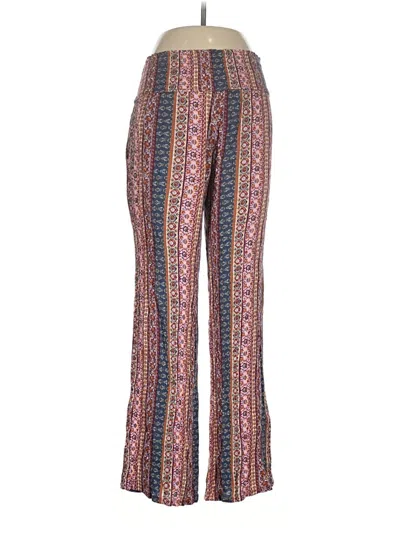 Pre-owned Three Dots Casual Pants In Pink