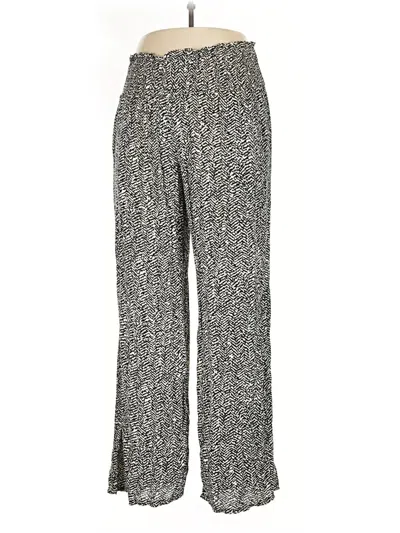 Pre-owned Three Dots Casual Pants In Silver