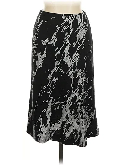 Pre-owned Three Dots Casual Skirt In Black