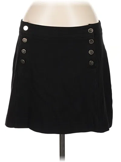 Pre-owned Three Dots Casual Skirt In Black