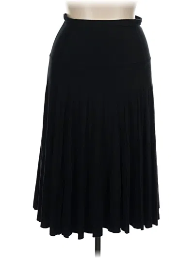 Pre-owned Three Dots Casual Skirt In Black