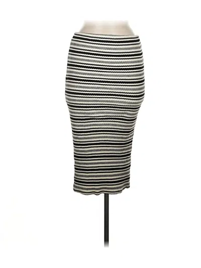 Pre-owned Three Dots Casual Skirt In Black