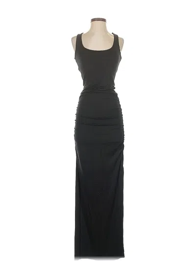 Pre-owned Three Dots Cocktail Dress In Black