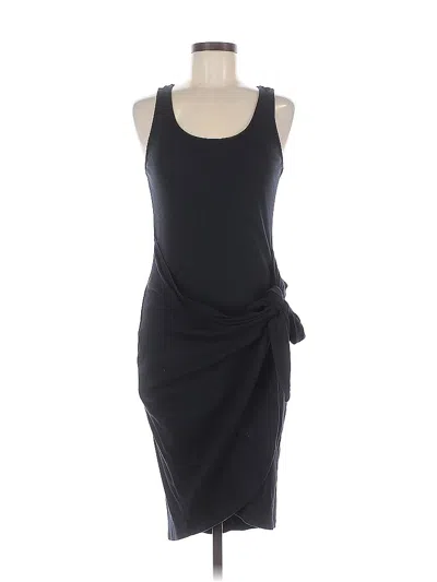 Pre-owned Three Dots Cocktail Dress In Black