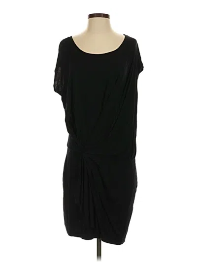 Pre-owned Three Dots Cocktail Dress In Black