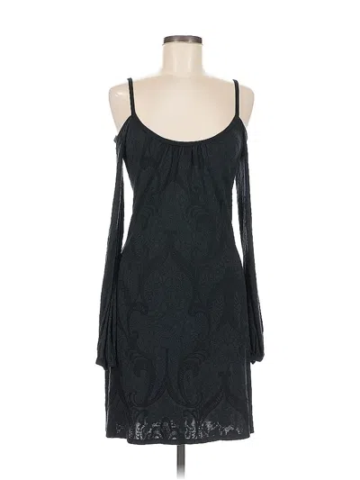 Pre-owned Three Dots Cocktail Dress In Black