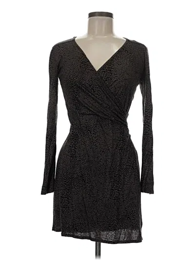 Pre-owned Three Dots Cocktail Dress In Black