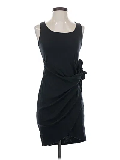 Pre-owned Three Dots Cocktail Dress In Black