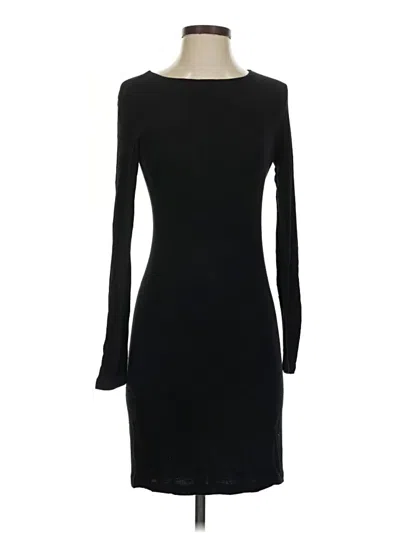 Pre-owned Three Dots Cocktail Dress In Black