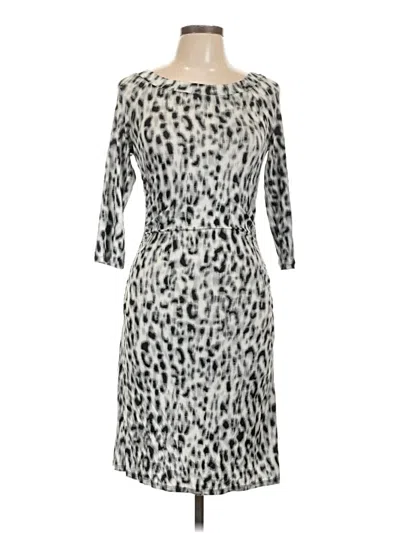 Pre-owned Three Dots Cocktail Dress In Gray