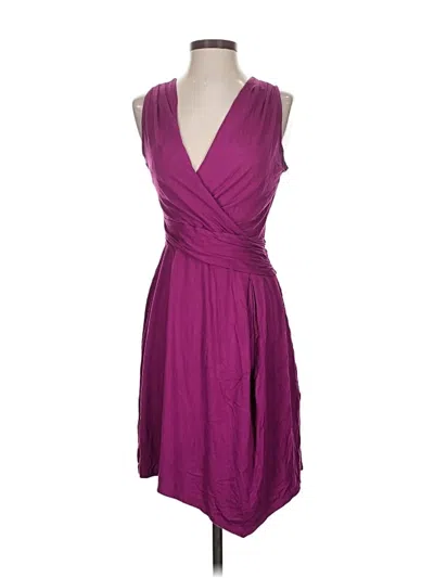 Pre-owned Three Dots Cocktail Dress In Purple