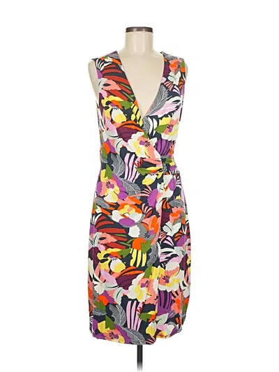 Pre-owned Three Dots Cocktail Dress In Purple