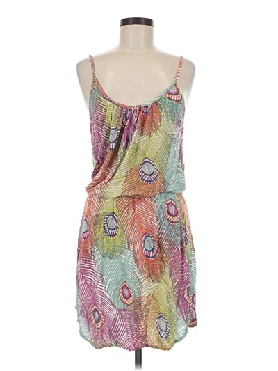 Pre-owned Three Dots Cocktail Dress In Purple
