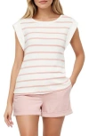 Three Dots Constance Top In Multi