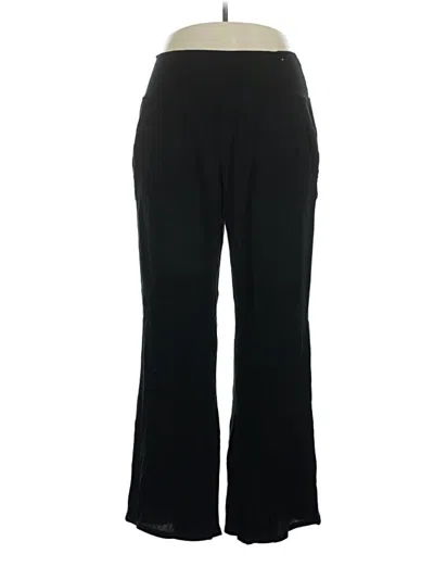 Pre-owned Three Dots Dress Pants In Black