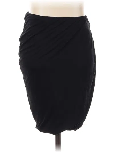Pre-owned Three Dots Formal Skirt In Black