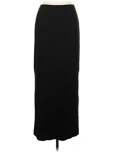 Pre-owned Three Dots Formal Skirt In Black