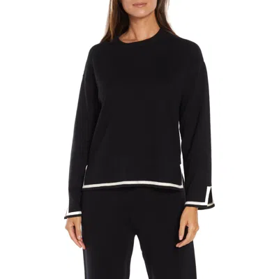 Three Dots Hazel Sweater In Anthracite