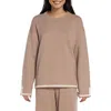 Three Dots Hazel Sweater In Taupe Gray