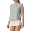 Three Dots Kimberly Cotton Jersey Muscle Tank