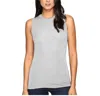 Three Dots Krystine-sleeveless Rib Tank Top In Granite Grey In Grey