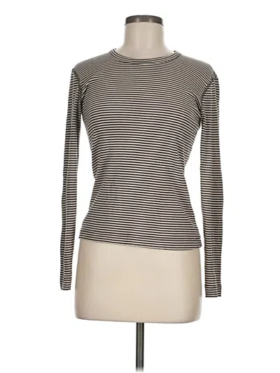 Pre-owned Three Dots Long Sleeve Turtleneck In Gray