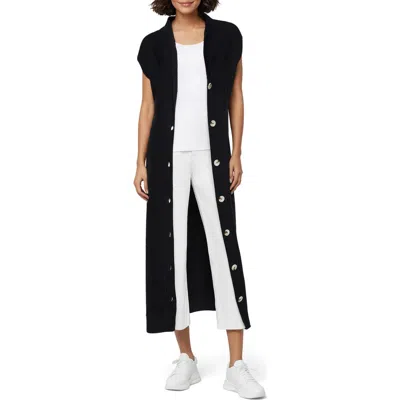 Three Dots Mackenzie Duster In Black