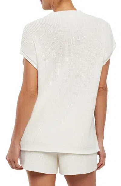 Three Dots Michaela Pocket Knit T-shirt
