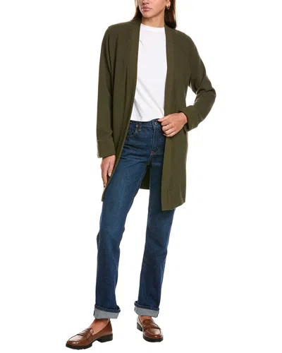 Three Dots Nova Duster In Green