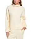 Three Dots Nova Turtleneck Pullover In White