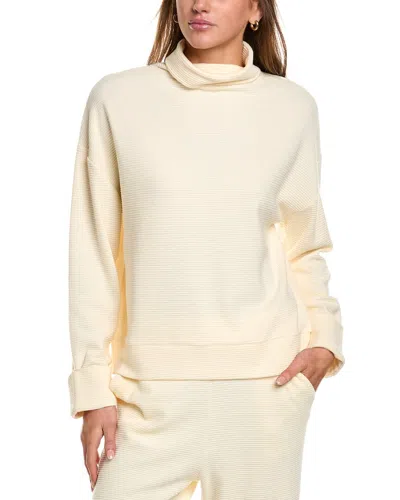 Three Dots Nova Turtleneck Pullover In White