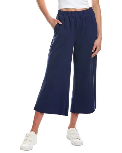Three Dots Pull-on Crop Pant In Blue
