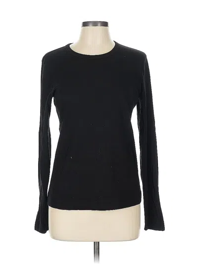 Pre-owned Three Dots Pullover Sweater In Black