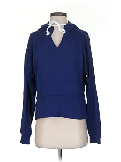 Pre-owned Three Dots Pullover Sweater In Blue