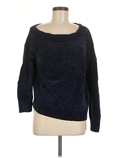 Pre-owned Three Dots Pullover Sweater In Blue