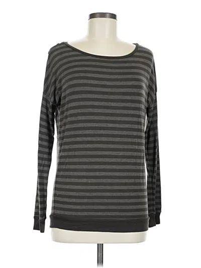 Pre-owned Three Dots Pullover Sweater In Green