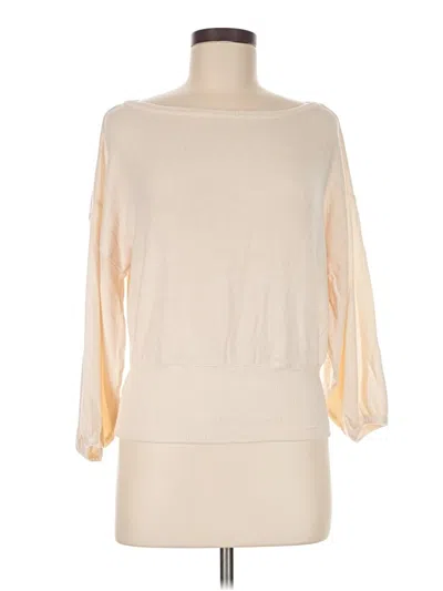 Pre-owned Three Dots Pullover Sweater In Ivory