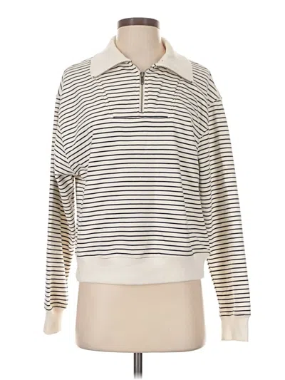Pre-owned Three Dots Pullover Sweater In Ivory