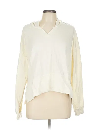 Pre-owned Three Dots Pullover Sweater In White