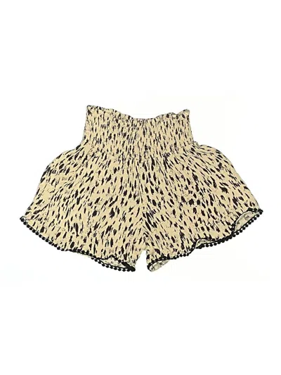Pre-owned Three Dots Shorts In Gold