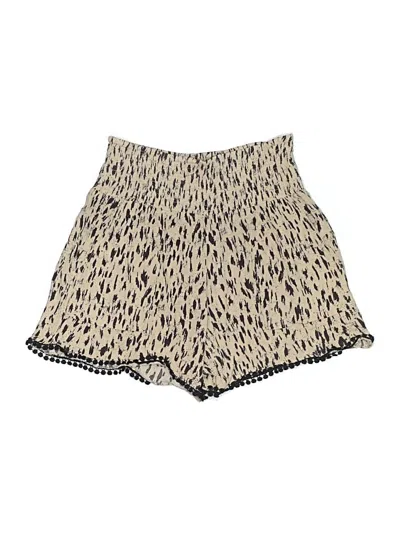 Pre-owned Three Dots Shorts In Gold