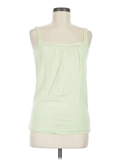 Pre-owned Three Dots Sleeveless Blouse In Green