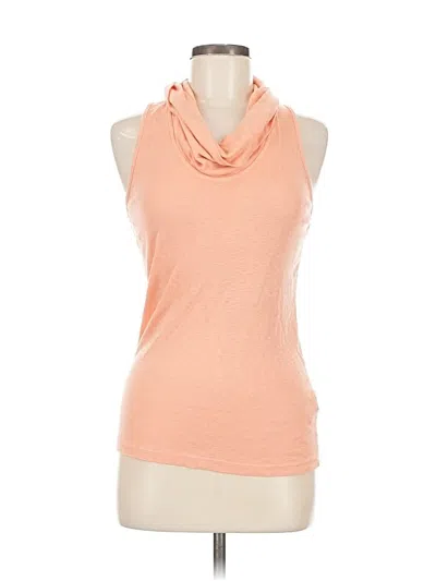 Pre-owned Three Dots Sleeveless T-shirt In Orange
