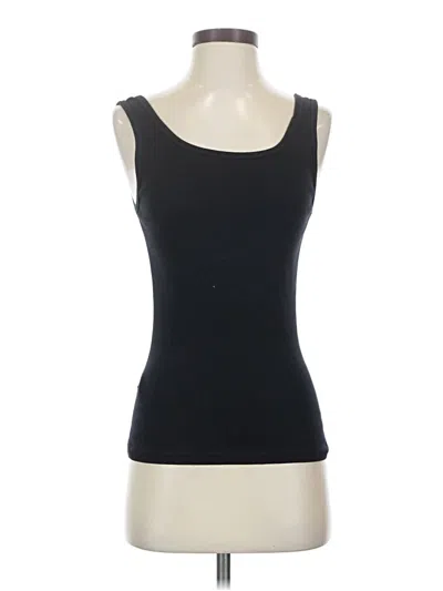 Pre-owned Three Dots Sleeveless T-shirt In Black