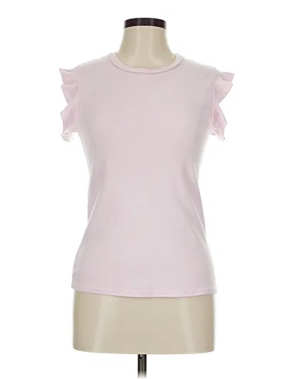 Pre-owned Three Dots Sleeveless T-shirt In Pink