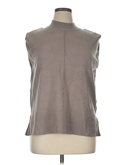 Pre-owned Three Dots Sweater Vest In Gray