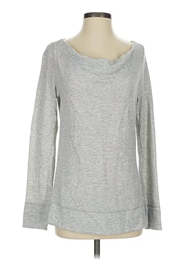 Pre-owned Three Dots Sweatshirt In Silver
