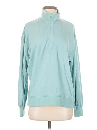 Pre-owned Three Dots Sweatshirt In Teal