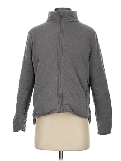 Pre-owned Three Dots Track Jacket In Gray